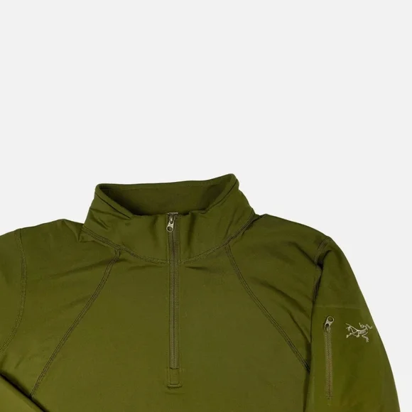 ARCTERYX Rho LT Zip Neck Pullover Base Layer Top Womens Size L 1/4 Zip - Picture 2 of 4